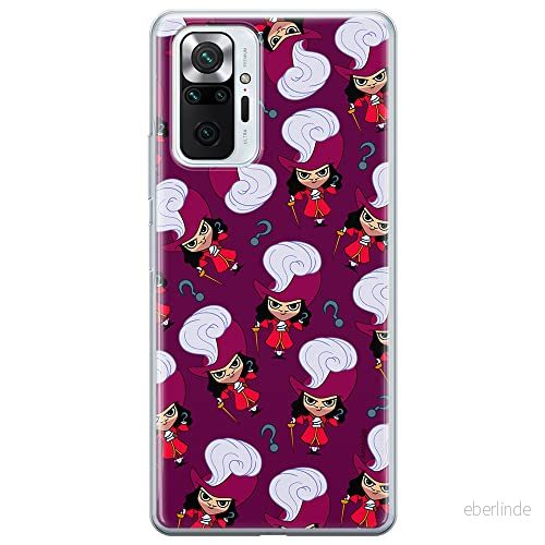 ERT GROUP mobiltelefonfodral för Xiaomi REDMI NOTE 10 PRO originalt och officiellt licensierat Disney mönster James Hook 002 anpassad till formen på mobiltelefonen, fodral tillverkad av TPU plast 5905131448651