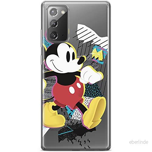 ERT GROUP mobiltelefonfodral för Samsung GALAXY NOTE 20 originalt och officiellt licensierat Disney mönster Mickey 032 optimalt anpassad till formen på mobiltelefonen, gedeeltelijk transparant 5903040449585