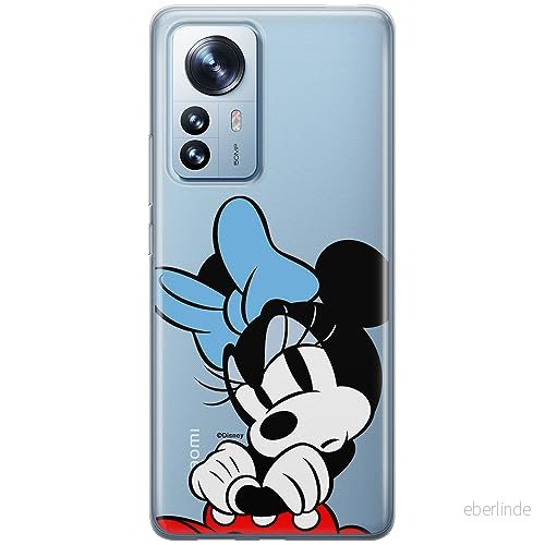 ERT GROUP mobiltelefonfodral för Xiaomi 12 PRO originalt och officiellt licensierat Disney mönster Minnie 077 optimalt anpassad till formen på mobiltelefonen, gedeeltelijk transparant 5905795029289