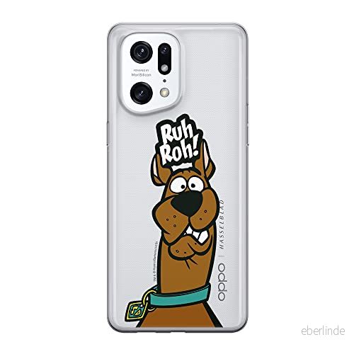 ERT GROUP mobiltelefonfodral för Oppo FIND X5 PRO originalt och officiellt licensierat Scooby Doo mönster 007 optimalt anpassad till formen på mobiltelefonen, gedeeltelijk transparant 5905511401832