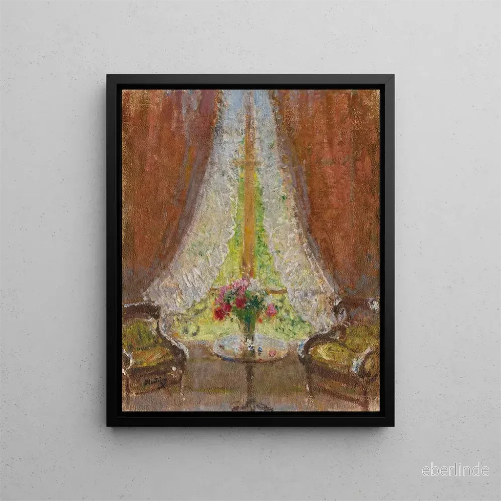 Målning Le bouquet à la fenêtre – Pierre – Eugène Montzin | Konsttryck Målning Le bouquet à la fenêtre – Pierre – Eugène Montzin | Konsttryck