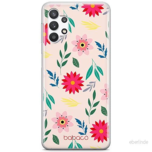 ERT GROUP mobiltelefonfodral för Samsung A32 5G originalt och officiellt licensierat Babaco mönster Flowers 010 optimalt anpassad till formen på mobiltelefonen, fodral tillverkad av TPU plast 5903932585919