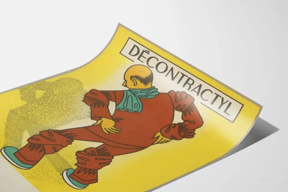 Poster Décontractyl - Vintage väggdekoration för avkopplingsutrymme - Bild 3