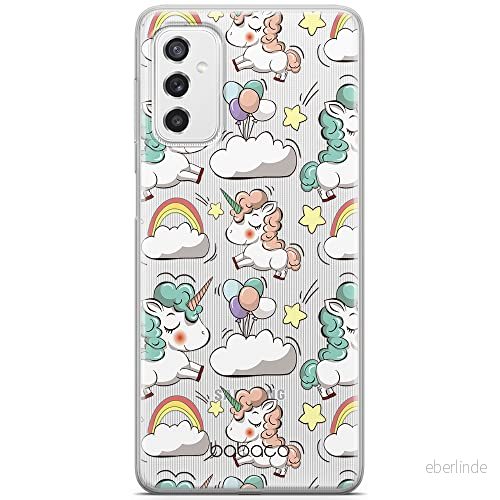ERT GROUP mobiltelefonfodral för Samsung M52 5G originalt och officiellt licensierat Babaco mönster Unicorn 001 optimalt anpassad till formen på mobiltelefonen, gedeeltelijk transparant 5904805488931