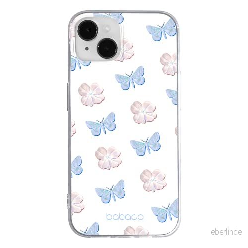 ERT GROUP mobiltelefonfodral för Apple Iphone 14 PLUS originalt och officiellt licensierat Babaco mönster Flowers 043 optimalt anpassad till formen på mobiltelefonen, fodral tillverkad av TPU plast 5905131904379
