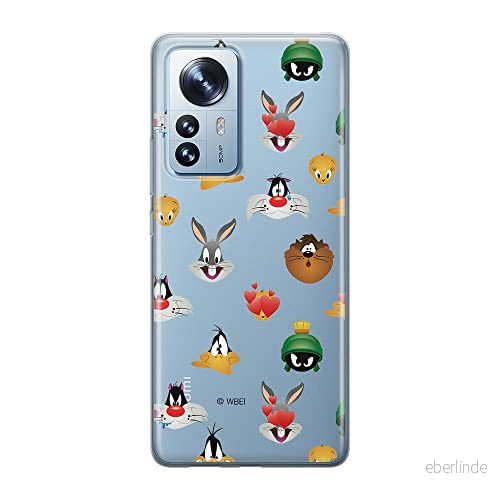 ERT GROUP mobiltelefonfodral för Xiaomi 12 PRO originalt och officiellt licensierat Looney Tunes mönster 007 optimalt anpassad till formen på mobiltelefonen, gedeeltelijk transparant 5905511524302