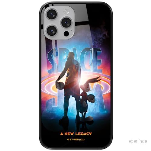 ERT GROUP mobiltelefonfodral för Apple Iphone 13 PRO MAX originalt och officiellt licensierat Looney Tunes mönster Space Jam 009 tillverkad av härdat glas, skyddsfodral 5905511033606