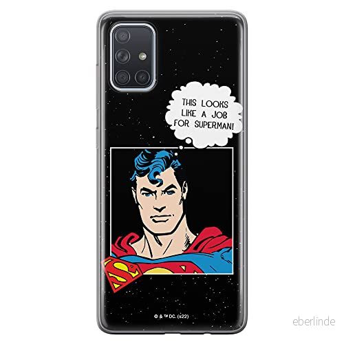 ERT GROUP mobiltelefonfodral för Samsung A71 5G originalt och officiellt licensierat DC mönster Superman 037 optimalt anpassad till formen på mobiltelefonen, fodral tillverkad av TPU plast 5905131570888