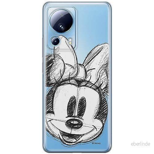 ERT GROUP mobiltelefonfodral för Xiaomi 13 LITE/CIVI 2 originalt och officiellt licensierat Disney mönster Minnie 012 optimalt anpassad till formen på mobiltelefonen, gedeeltelijk transparant 5905511917302