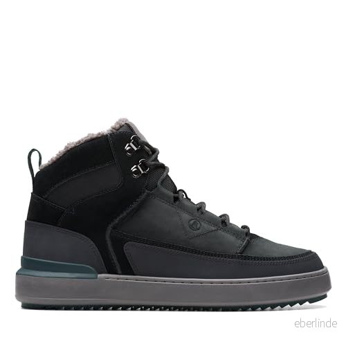 Clarks Herr Courtlitebt Wp ankelboots, Black Wlinedcomb, 39.5 EU 5063090441554