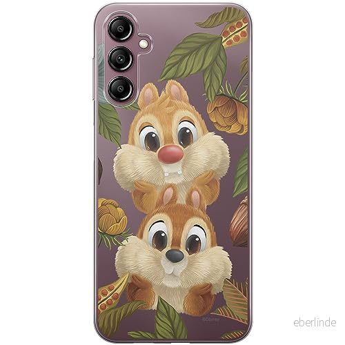 ERT GROUP mobiltelefonfodral för Samsung A14 4G/5G originalt och officiellt licensierat Disney mönster Chip & Dale 002 optimalt anpassad till formen på mobiltelefonen, gedeeltelijk transparant 5905511818104
