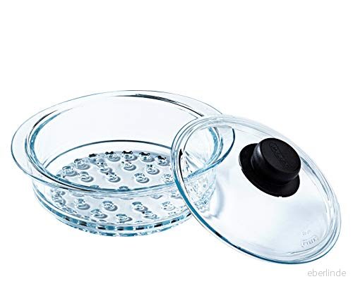 Pyrex® Ångkorg + lock ånga för en hälsosam och god mat! Tillverkad i Frankrike 3426470286640