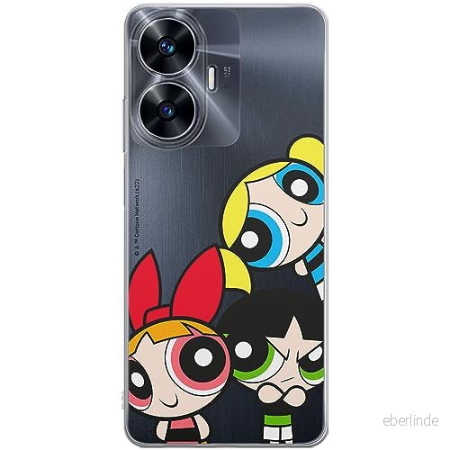 ERT GROUP mobiltelefonfodral för Realme C55 originalt och officiellt licensierat The Powerpuff Girls mönster 015 optimalt anpassad till formen på mobiltelefonen, gedeeltelijk transparant 5905511964184