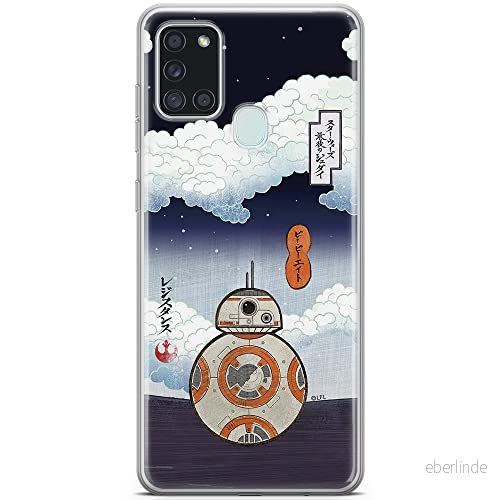 ERT GROUP mobiltelefonfodral för Samsung A21s originalt och officiellt licensierat Star Wars mönster BB 8 011 optimalt anpassad till formen på mobiltelefonen, fodral tillverkad av TPU plast 5903040261392