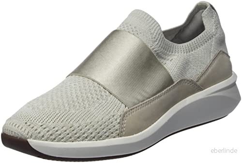 Clarks dam Toffel Un Rio Knit, Vit stickad, 37.5 EU 5059680379147