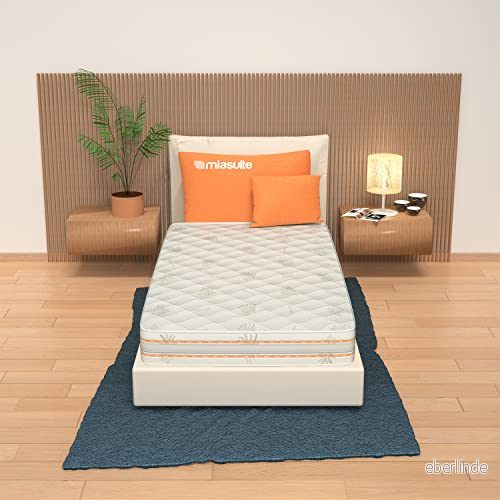 Ailime Top enkelsadrass, 80 x 195 25 cm, Aloe Vera, vit, av en fjärran kant 8057742050277