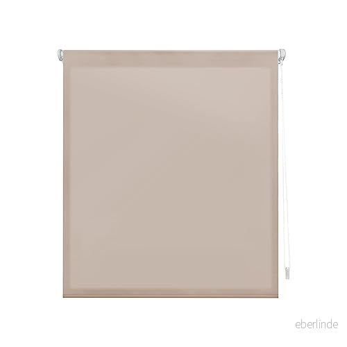 Decorblind Estor Rollable EasyFix Translucent utan verktyg och ingen borrning, Mätning Estor: 107x180 Bredd x Längd/Mätning Tyg 104x175 Färg Elfenben Vanligt, Stores för fönster 8434363547667