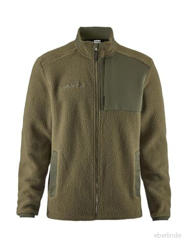 Craft ADV EXPLORE PILE FLEECE JACKET Fleecejacka herr XXL Rift återvunnet material bröstfickor med dragkedja sweatjacka Activewear för män 7318574073577