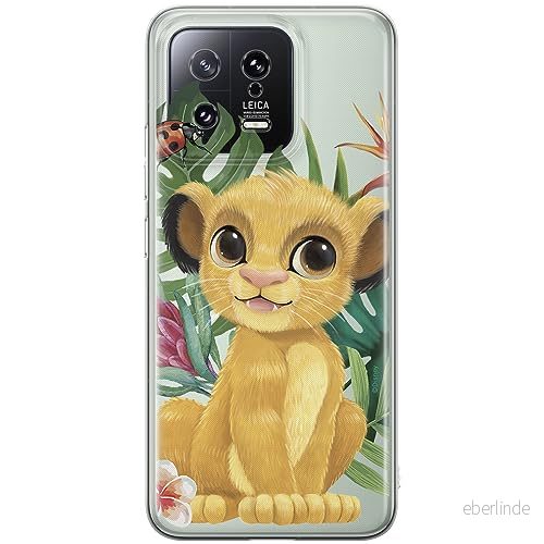 ERT GROUP mobiltelefonfodral för Xiaomi 13 originalt och officiellt licensierat Disney mönster Simba & Friends 004 optimalt anpassad till formen på mobiltelefonen, gedeeltelijk transparant 5905511911720