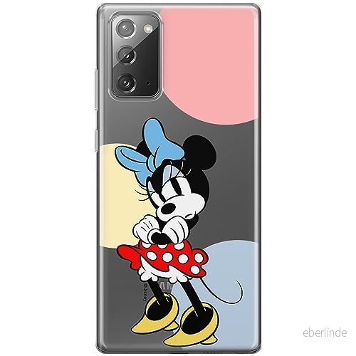 ERT GROUP mobiltelefonfodral för Samsung GALAXY NOTE 20 originalt och officiellt licensierat Disney mönster Minnie 078 optimalt anpassad till formen på mobiltelefonen, gedeeltelijk transparant 5905795029647