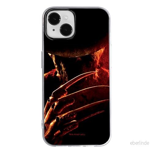 ERT GROUP mobiltelefonfodral för Iphone 14 PLUS originalt och officiellt licensierat Horror mönster Nightmare of Elm Street 005 anpassad till formen på mobiltelefonen, fodral tillverkad av TPU plast 5905511081850