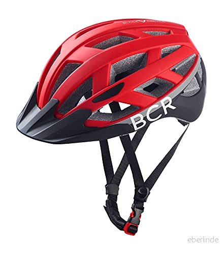 Black Crevice cykelhjälm med LED bakljus, röd/svart, L (5961 cm).. 9120112626187