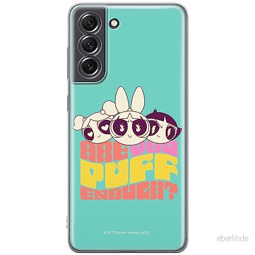 ERT GROUP mobiltelefonfodral för Samsung S21 FE originalt och officiellt licensierat The Powerpuff Girls mönster 043, fodral tillverkad av TPU plast 5905511986858