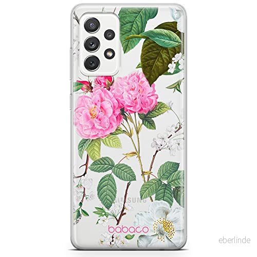 ERT GROUP mobiltelefonfodral för Samsung A52 5G / LTE 4G A52S originalt och officiellt licensierat Babaco mönster Flowers 037 anpassad till formen på mobiltelefonen, gedeeltelijk transparant 5905131299581
