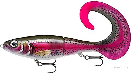 Rapala X Rap Otus fiskedrag material ABS kropp och mjuk PVC sötvattensvans simdjup 0,5 till 1m 17 cm/40g tillverkad i Estland live regnbågsöring vuxen unisex, flerfärgad, standard 22677310282