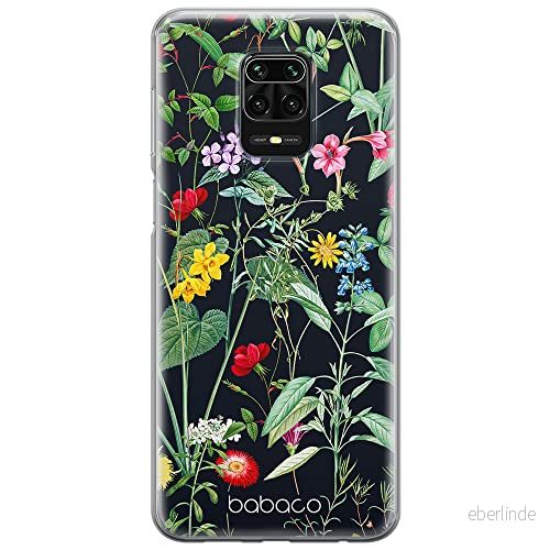 ERT GROUP mobiltelefonfodral för Xiaomi REDMI NOTE 9 PRO/ 9S originalt och officiellt licensierat Babaco mönster Flowers 041 anpassad till formen på mobiltelefonen, fodral tillverkad av TPU plast 5905131312884