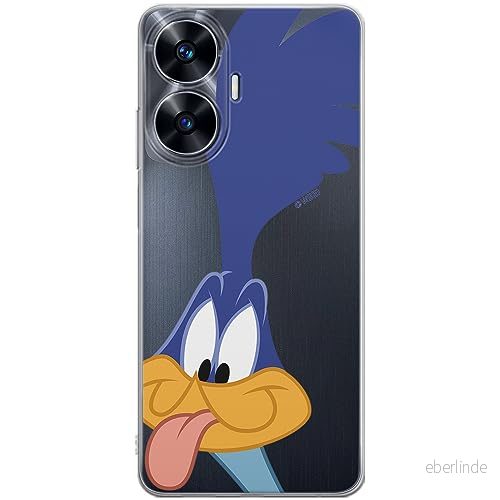 ERT GROUP mobiltelefonfodral för Realme C55 originalt och officiellt licensierat Looney Tunes mönster Road Runner 002 optimalt anpassad till formen på mobiltelefonen, gedeeltelijk transparant 5905511861681