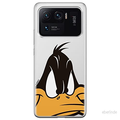 ERT GROUP mobiltelefonfodral för Xiaomi MI 11 ULTRA originalt och officiellt licensierat Looney Tunes mönster Duffy 001 optimalt anpassad till formen på mobiltelefonen, gedeeltelijk transparant 5903932712827