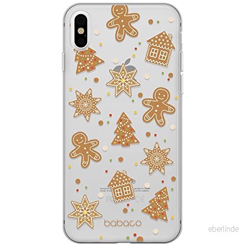 ERT GROUP mobiltelefonfodral för Apple Iphone XS Max originalt och officiellt licensierat Babaco mönster Winter 005 Vit optimalt anpassad till formen på mobiltelefonen, gedeeltelijk transparant 5903932049480