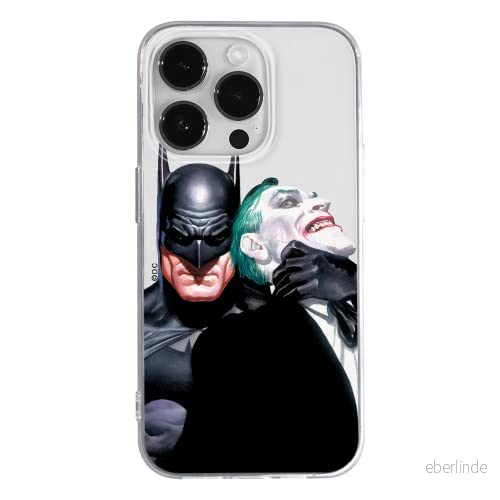 ERT GROUP mobiltelefonfodral för Apple Iphone 14 PRO originalt och officiellt licensierat DC mönster Batman i Joker 001 optimalt anpassad till formen på mobiltelefonen, gedeeltelijk transparant 5905131912299