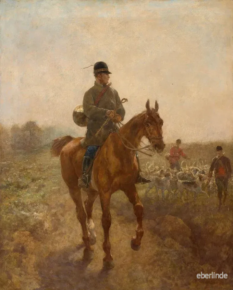 Målning Piqueur de cheval - John Lewis Brown | Konsttryck - Bild 2