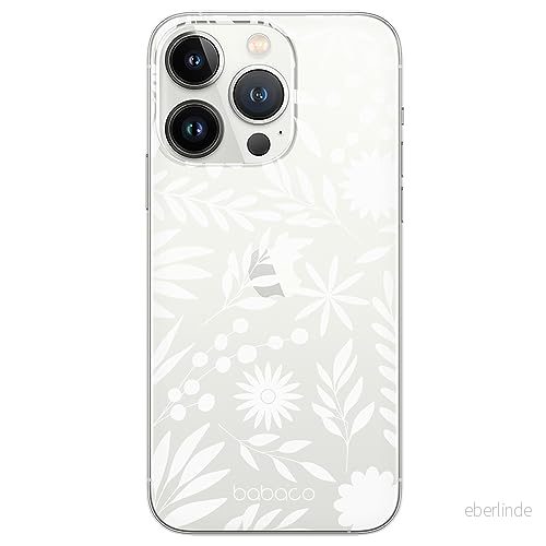 ERT GROUP mobiltelefonfodral för Iphone 13 PRO MAX originalt och officiellt licensierat Babaco mönster Flowers 023 optimalt anpassad till formen på mobiltelefonen, gedeeltelijk transparant 5904805807121