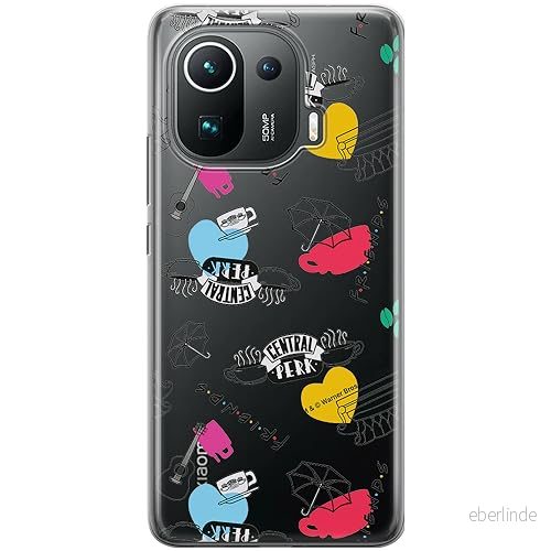 ERT GROUP mobiltelefonfodral för Xiaomi MI 11i/ REDMI K40/K40 PRO/POCO F3/ F3 PRO originalt och officiellt licensierat Friends mönster 037, gedeeltelijk transparant 5905795063764