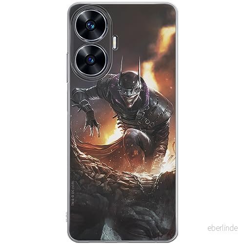ERT GROUP mobiltelefonfodral för Realme C55 originalt och officiellt licensierat DC mönster Batman Who Laughs 001 optimalt anpassad till formen på mobiltelefonen, fodral tillverkad av TPU plast 5905511875176