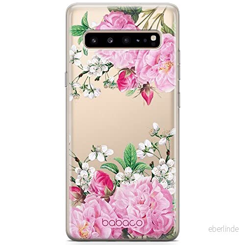 ERT GROUP mobiltelefonfodral för Samsung S10 5G originalt och officiellt licensierat Babaco mönster Flowers 046 optimalt anpassad till formen på mobiltelefonen, gedeeltelijk transparant 5905131330970