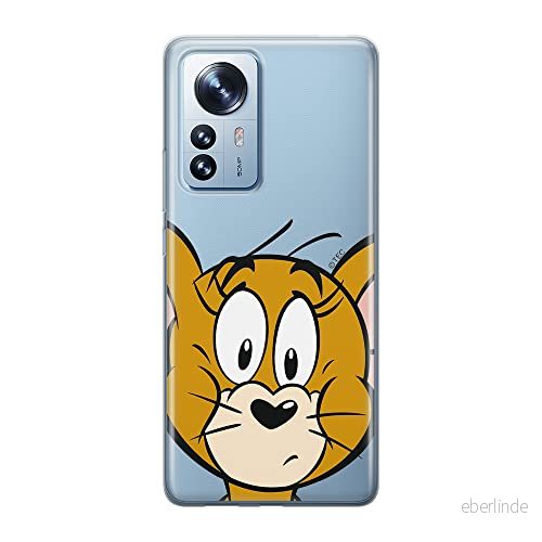 ERT GROUP mobiltelefonfodral för Xiaomi 12 PRO originalt och officiellt licensierat Tom & Jerry mönster 002 optimalt anpassad till formen på mobiltelefonen, gedeeltelijk transparant 5905511523091