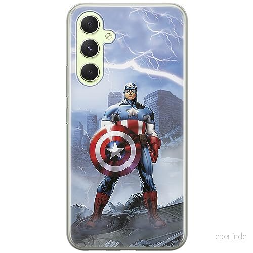 ERT GROUP mobiltelefonfodral för Samsung A54 5G originalt och officiellt licensierat Marvel mönster Capitan America 003 optimalt anpassad till formen på mobiltelefonen, fodral tillverkad av TPU plast 5905511816575
