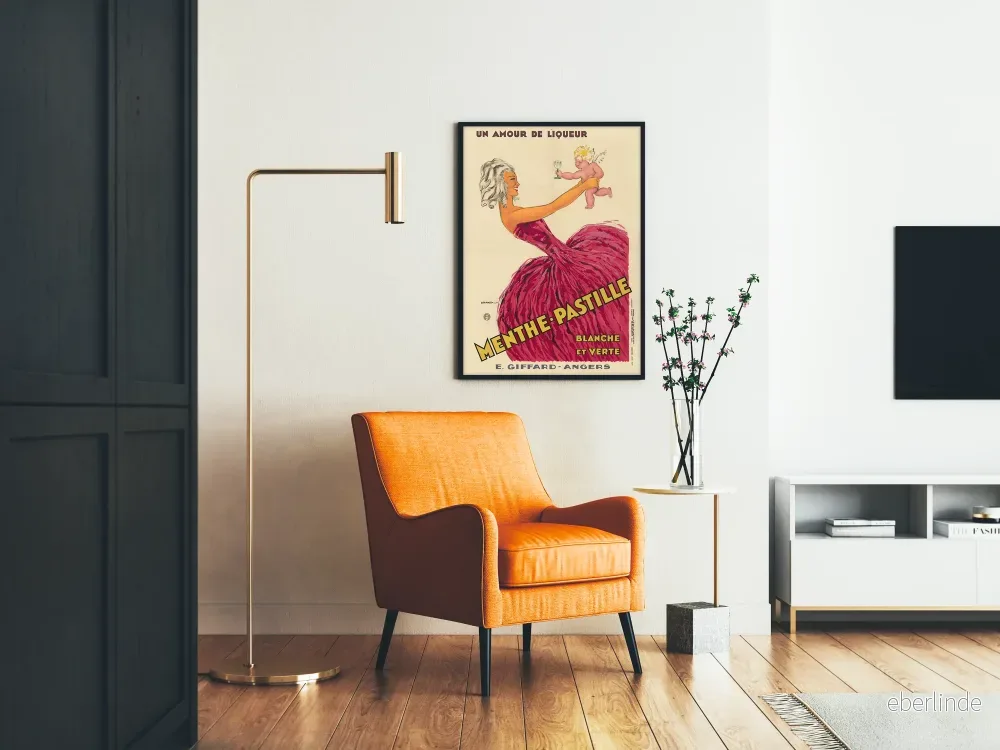 Vintageposter Menthe-Pastille Blanche och Grön - Bild 2