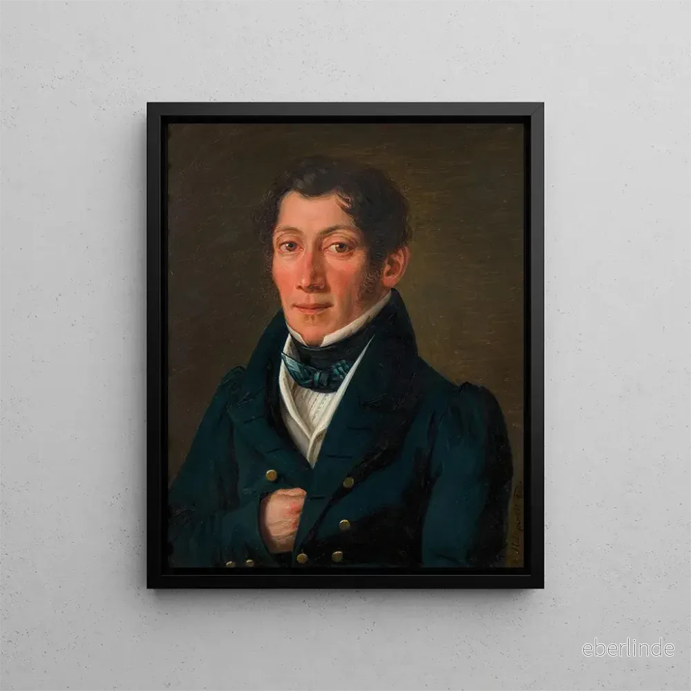 Målning Johann Sartory, teaterdirektör - Andreas Hall | Konsttryck
