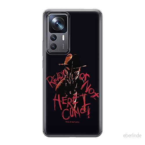 ERT GROUP mobiltelefonfodral för Xiaomi 12T/12T pro/K50 Ultra originalt och officiellt licensierat Horror mönster Nightmare of Elm Street 007, fodral tillverkad av TPU plast 5905511587956