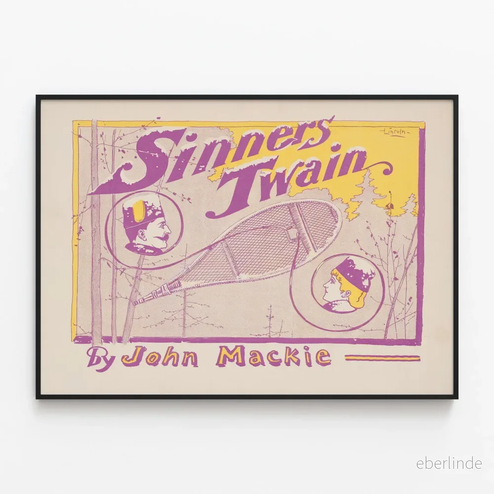 Vintageposter Sinners Twain av John Mackie Vintageposter Sinners Twain av John Mackie