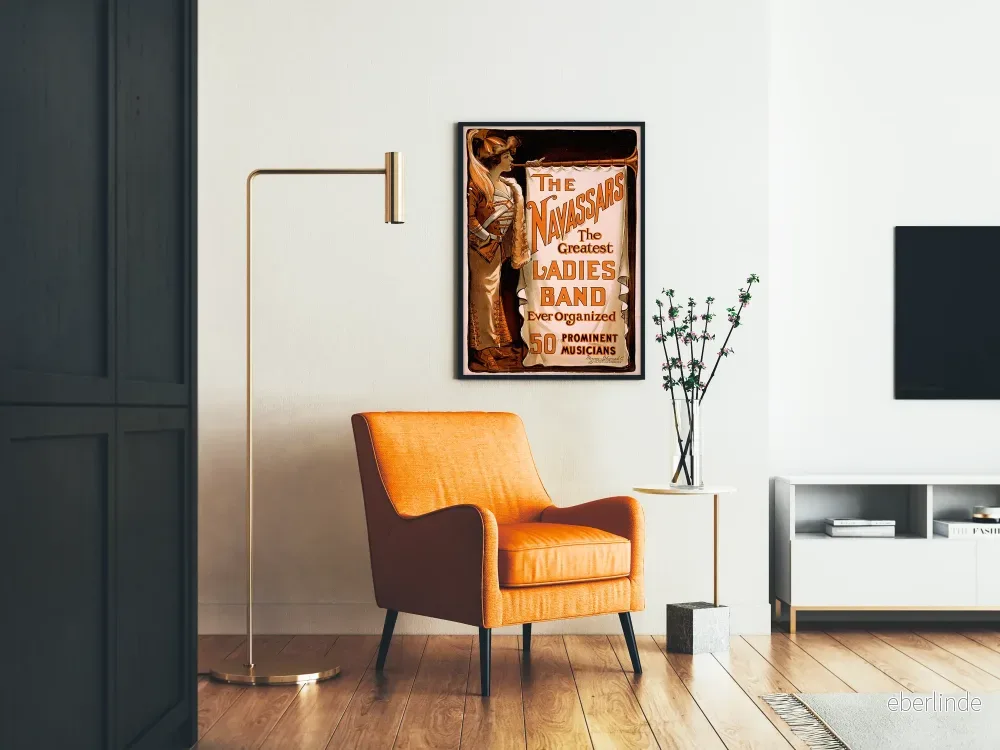 Vintageposter The Navassars - Stor kvinnlig fanfare - Bild 2
