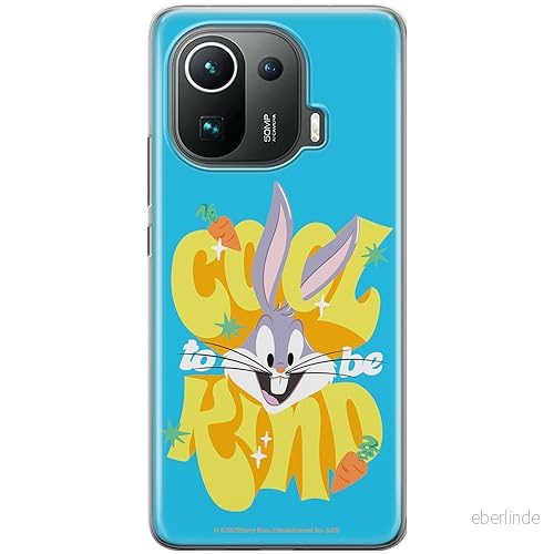 ERT GROUP mobiltelefonfodral för Xiaomi MI 11 PRO originalt och officiellt licensierat Looney Tunes mönster Bugs 014 optimalt anpassad till formen på mobiltelefonen, fodral tillverkad av TPU plast 5905795076818