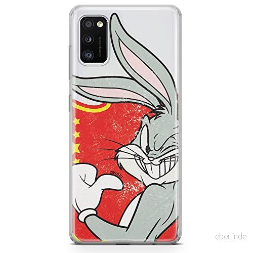 ERT GROUP mobiltelefonfodral för Samsung A41 originalt och officiellt licensierat Looney Tunes mönster Bugs 010 optimalt anpassad till formen på mobiltelefonen, gedeeltelijk transparant 5903537533650