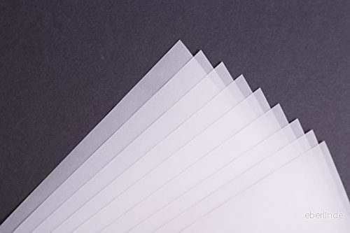Clairefontaine 93952C mapp, 10 ark, transparent papper, 50 x 65 cm, 90 g, 3329680939521