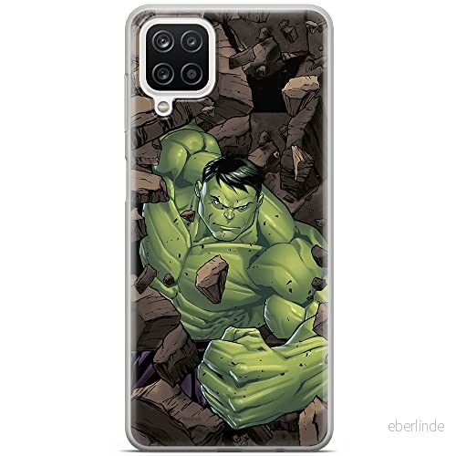ERT GROUP mobiltelefonfodral för Samsung A12 / M12 originalt och officiellt licensierat Marvel mönster Hulk 005 Vit optimalt anpassad till formen på mobiltelefonen, fodral tillverkad av TPU plast 5903040104507